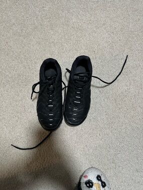 Nike Kids Black Lace-Up Sneakers